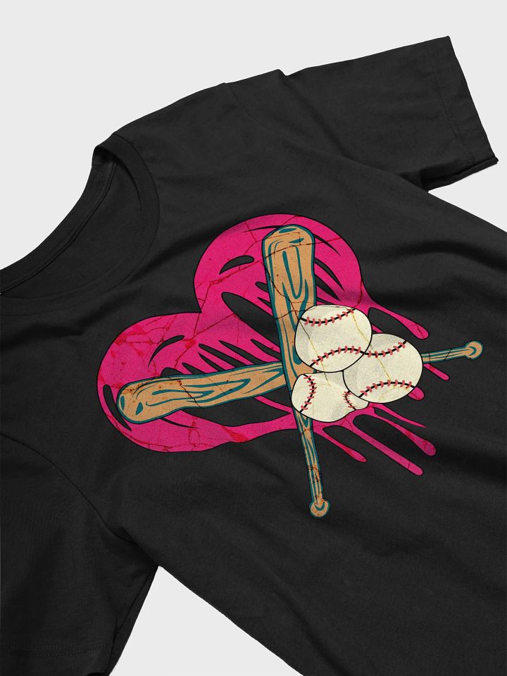 Heart Baseball Balls N Bat T-Shirt product image (2)