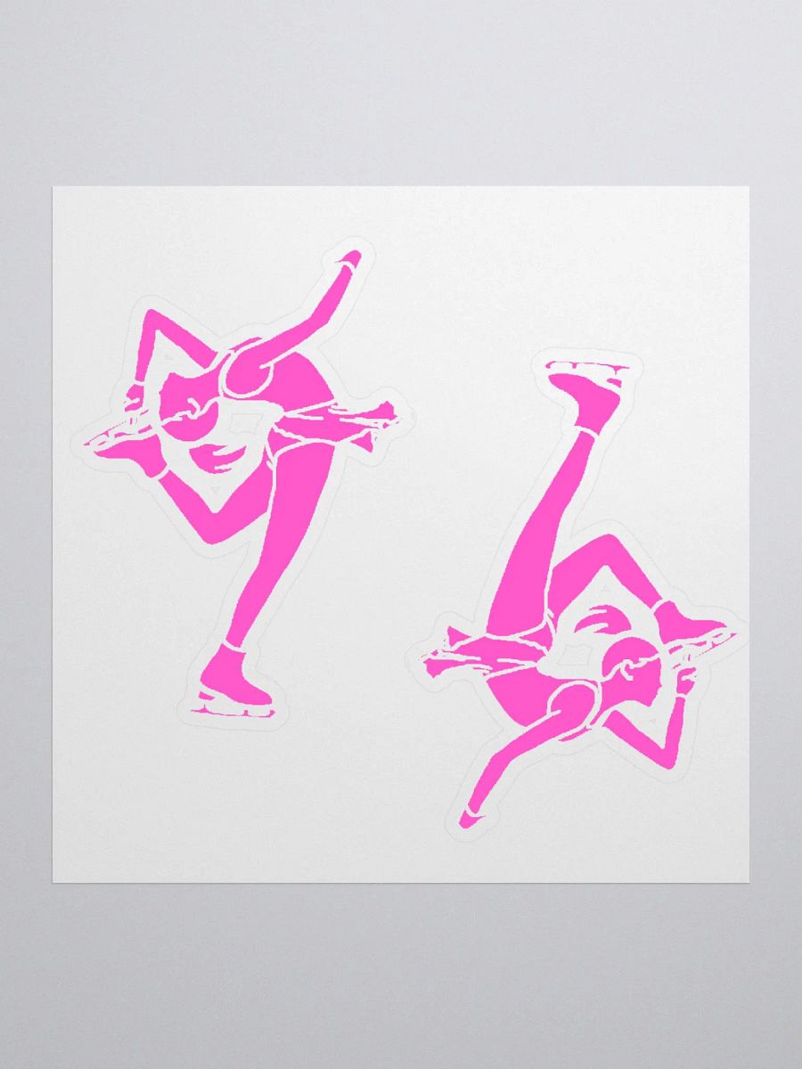 Ice Skater Sticker Set pink product image (3)