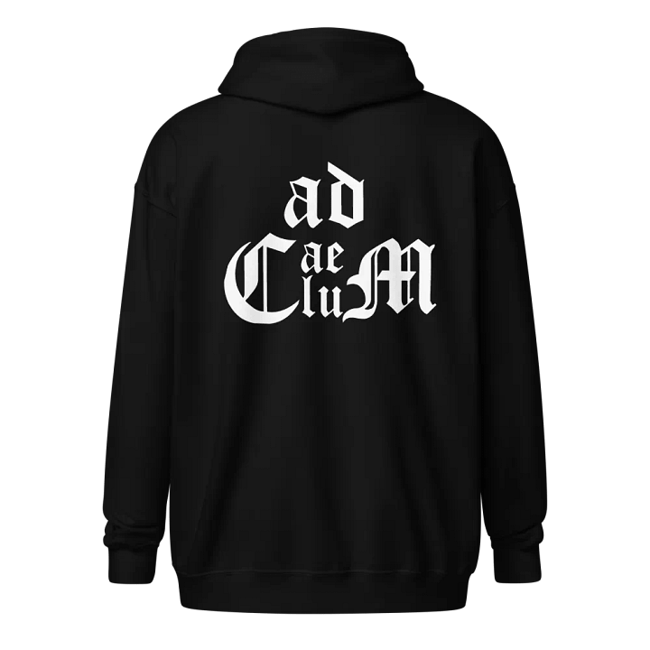 Generic Logo Zip Hoodie (Black) product image (1)