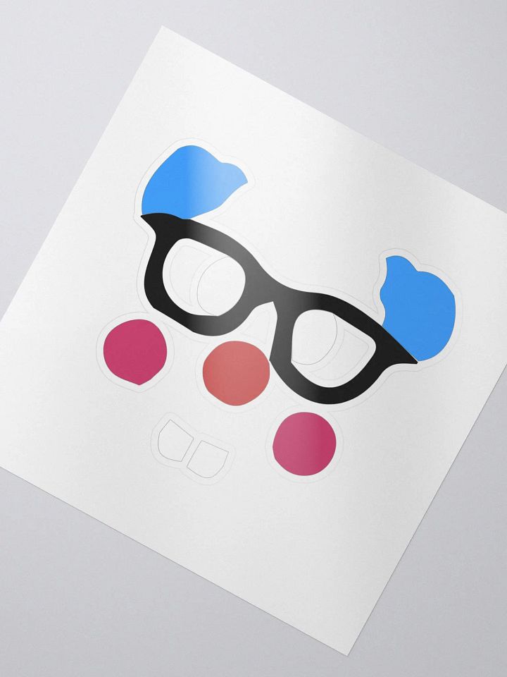 Nerd Clown Sticker product image (2)