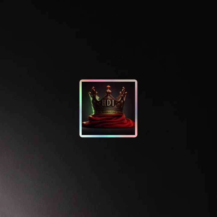 HDI Gold Crown - Holographic Sticker product image (2)