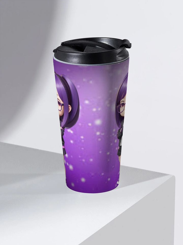 (PURPLE CHIBI) K Stainless Steel Travel Mug product image (2)