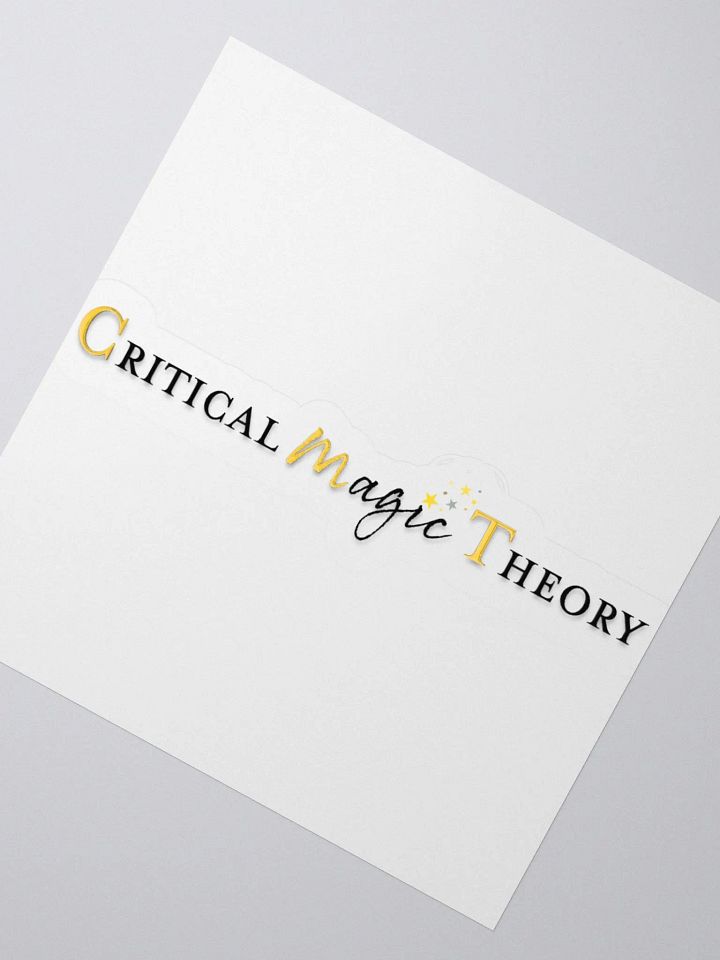"Critical Magic Theory" Stickers product image (5)