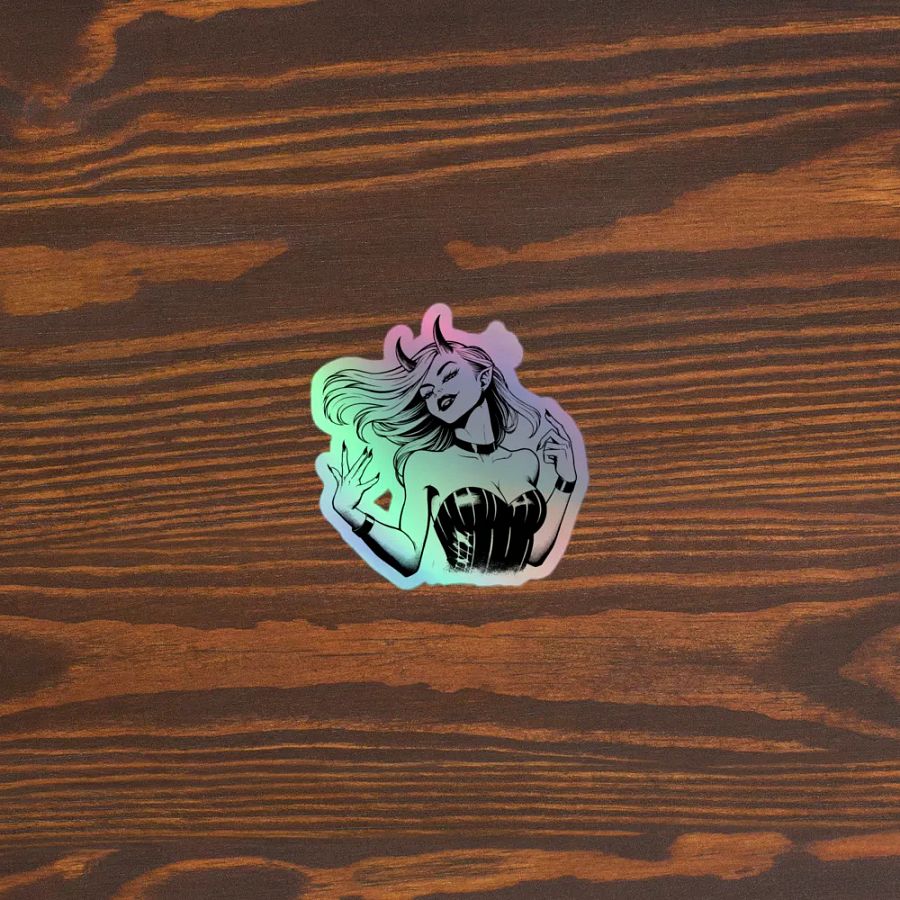Sassy Not Bratty Hologram Sticker product image (5)