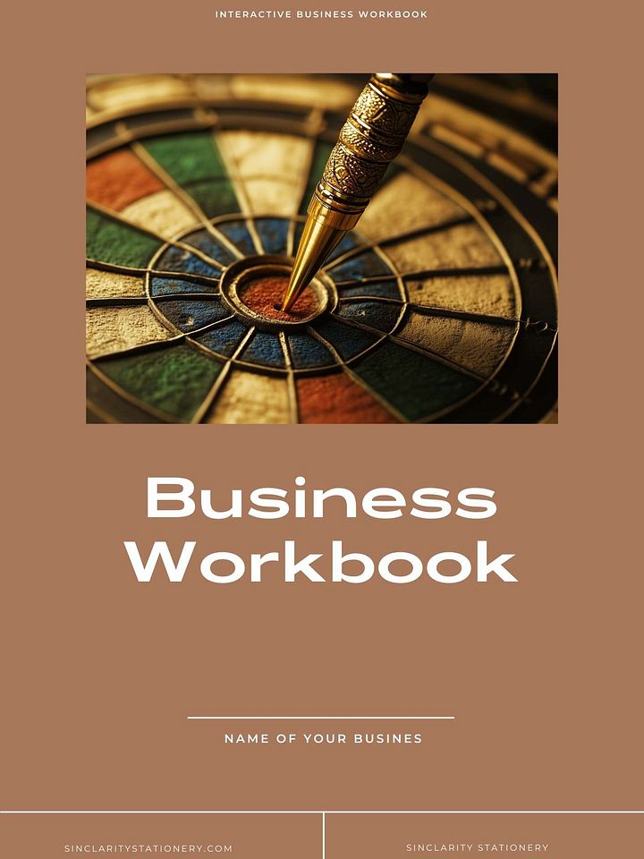 Interactive Business Strategy Workbook product image (1)