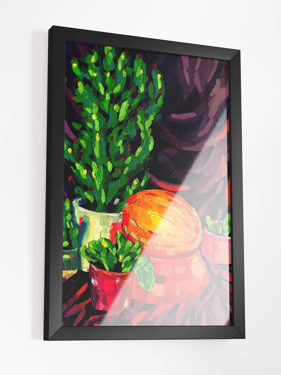 Eclectic Colorful Cacti Garden Framed Print product image (5)