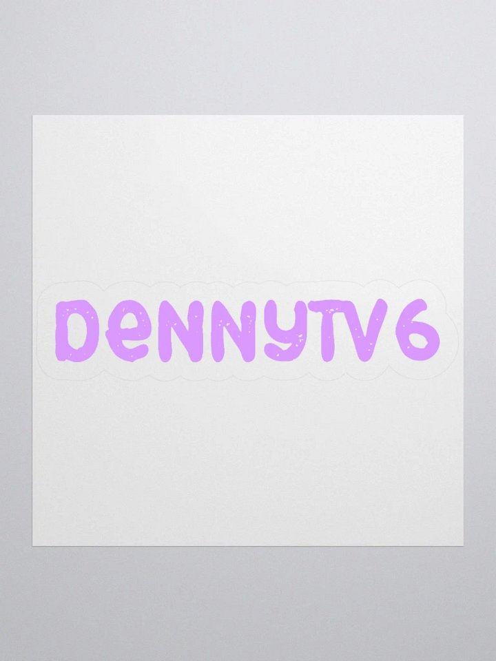 DENNYTV6 Signature Cut Stickers product image (2)