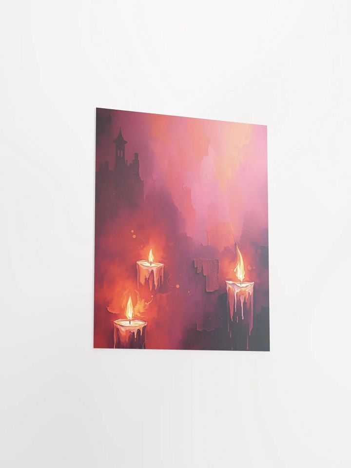 Abstract Candlelit Matte Poster product image (12)