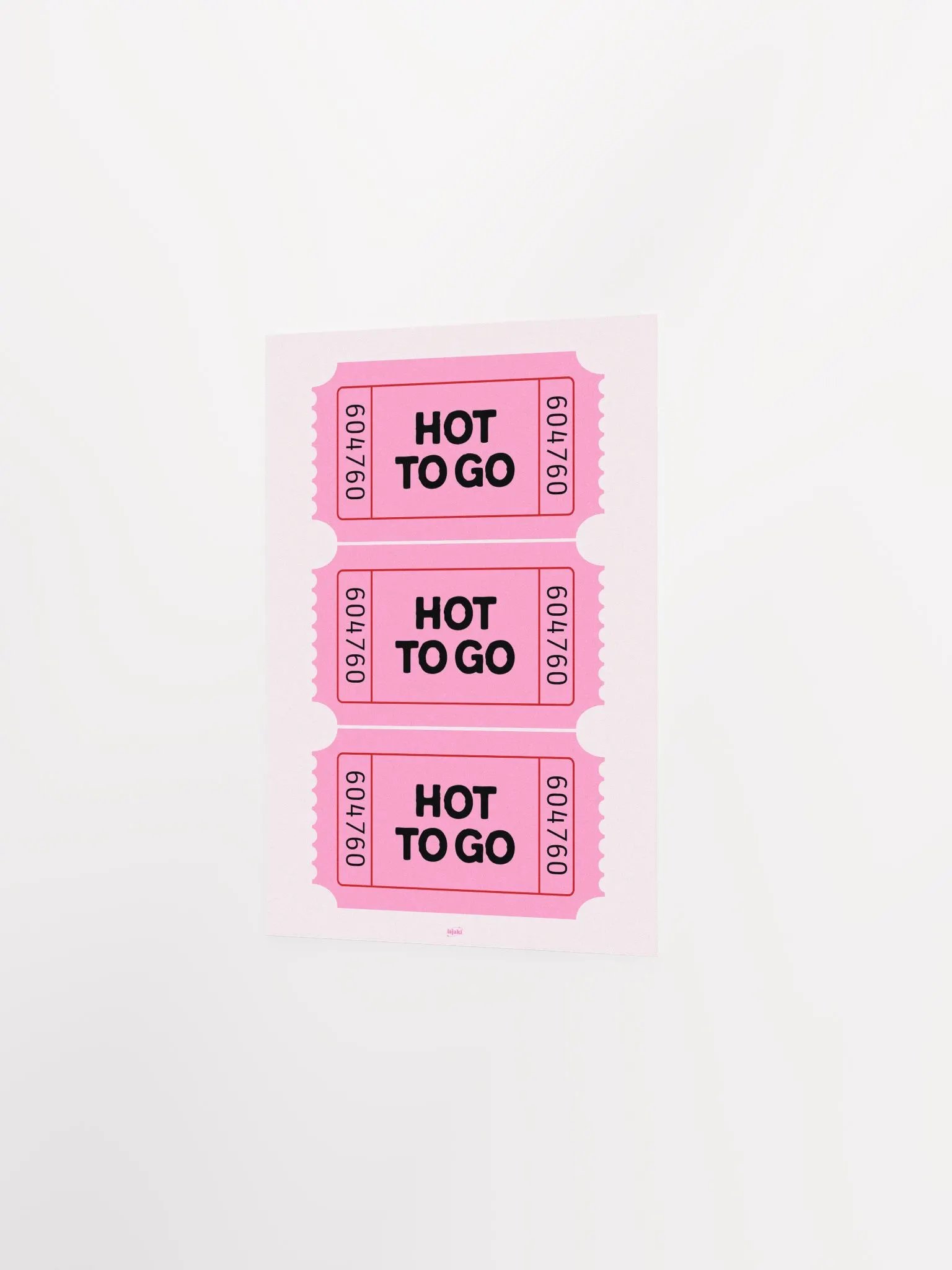 Hot To Go Ticket Print product image (5)