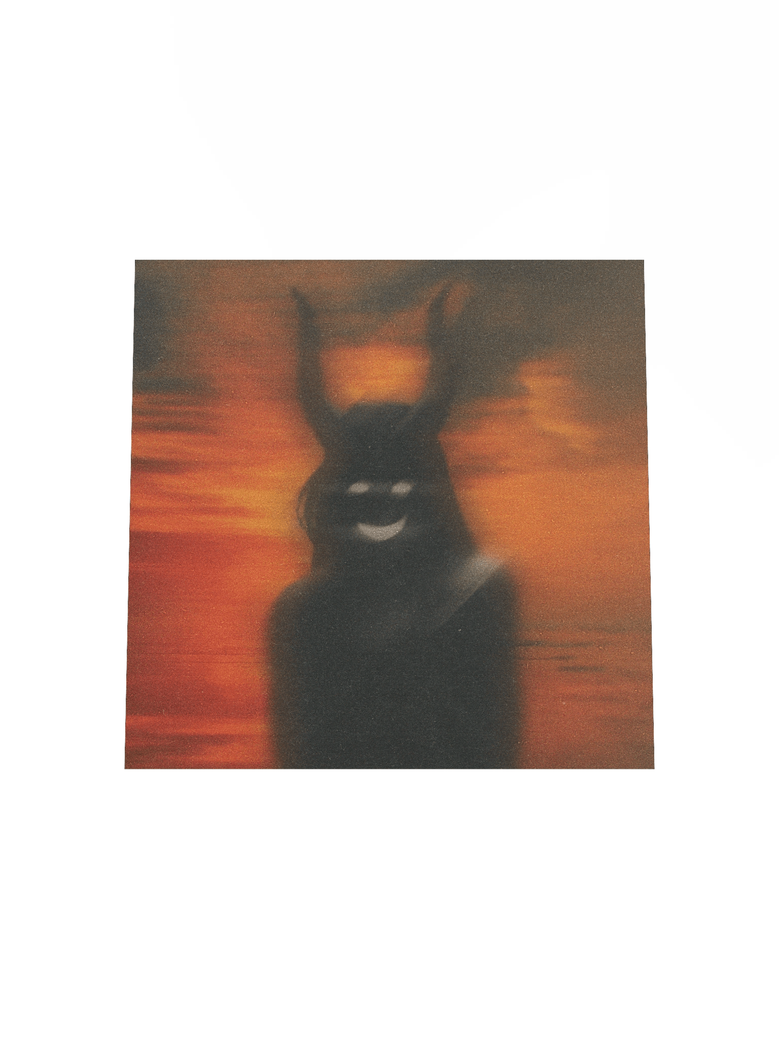 the giggling demoness | square print product image (5)