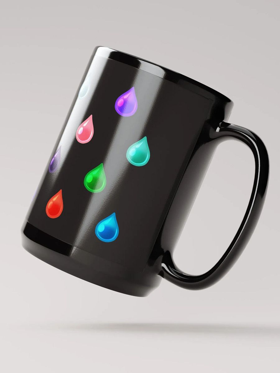 Droplets Mug (Black) product image (2)