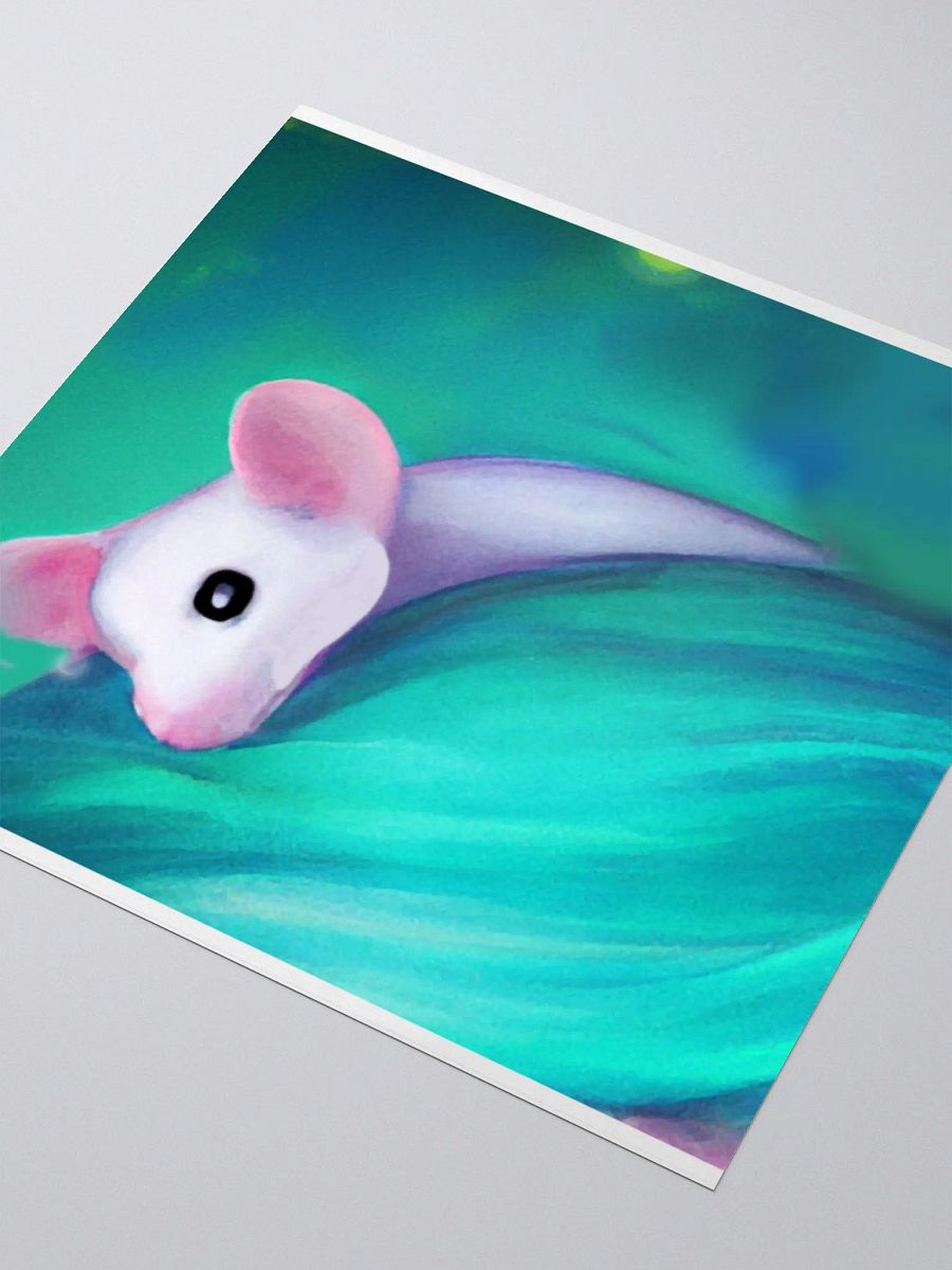 baby white rat sticker product image (9)