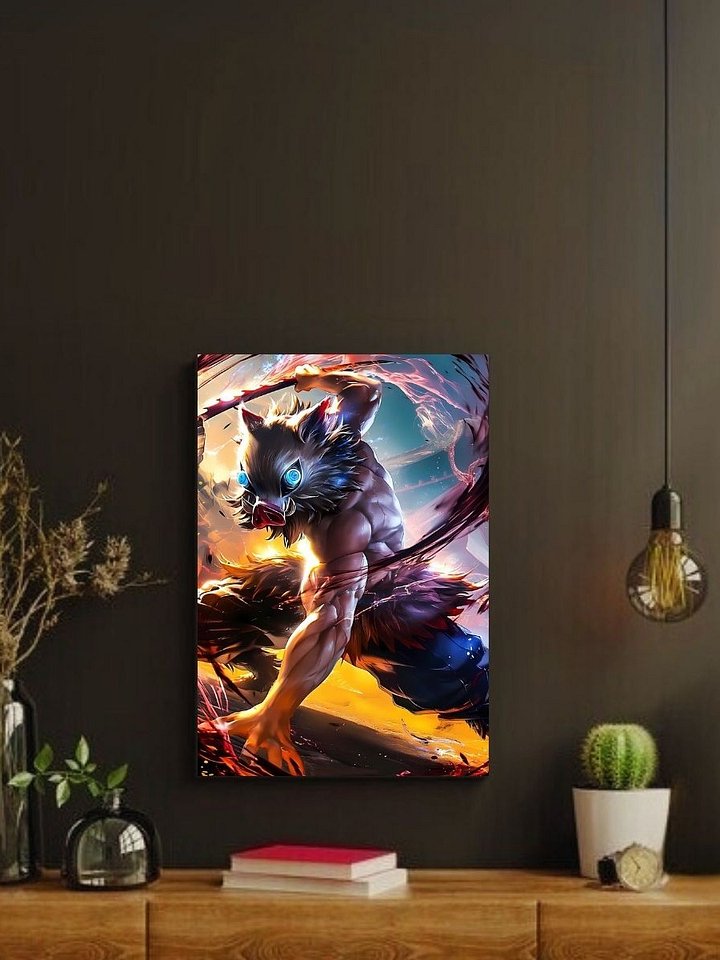 Demon Slayer – Inosuke Ferocious Rage – 8x10 Metal Print product image (2)