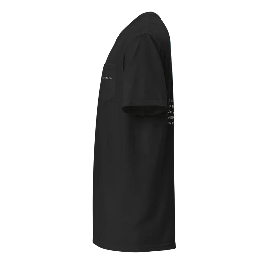 Spirit's Descent Christian Pocket T-Shirt | Matthew 3:16 product image (3)