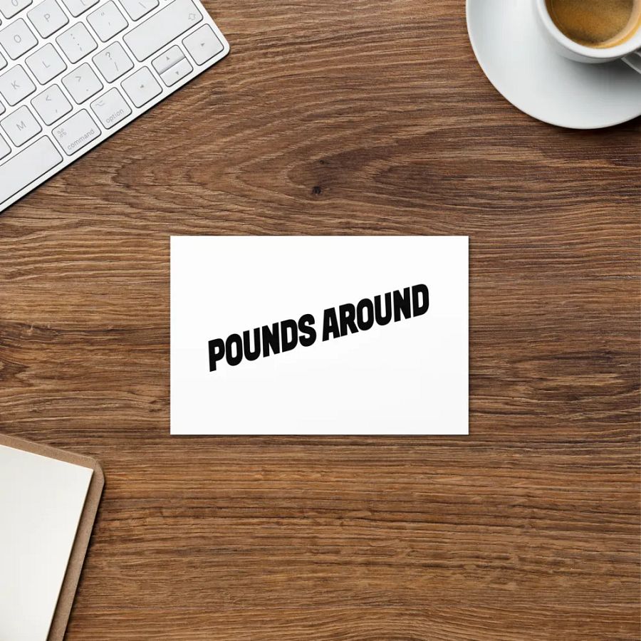 POUNDS AROUND GIFT CARD product image (8)