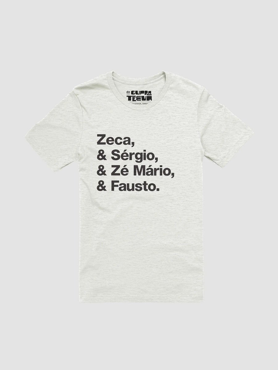 Shirt Zeca, Sérgio, Zé Mário, Fausto — claro product image (4)