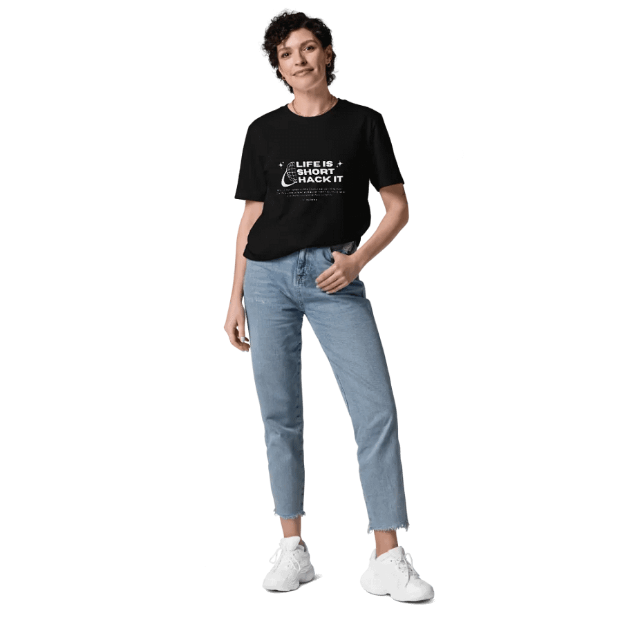 LIFE IS SHORT. HACK IT! - 100% cotton product image (14)
