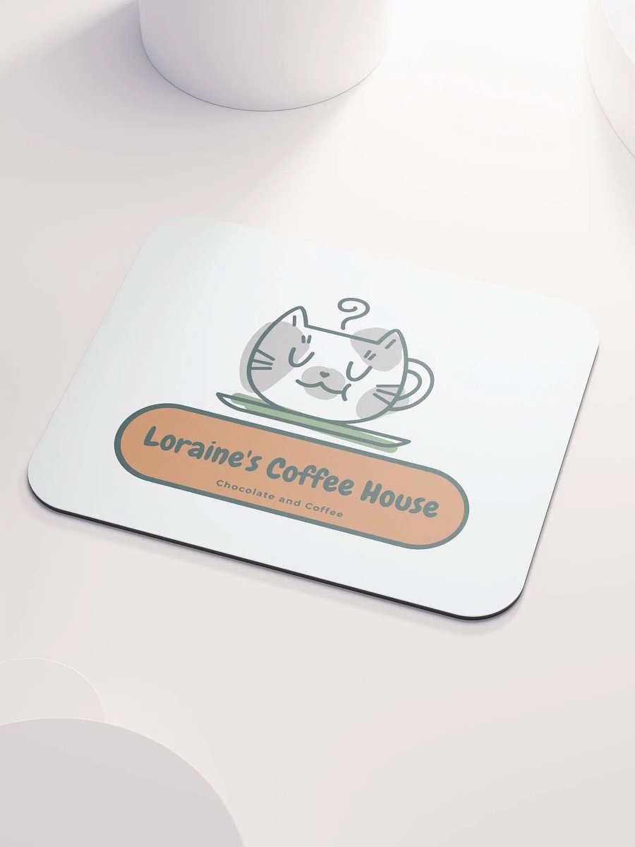 Loraine's Kitty Coffee Mouse Pad product image (3)