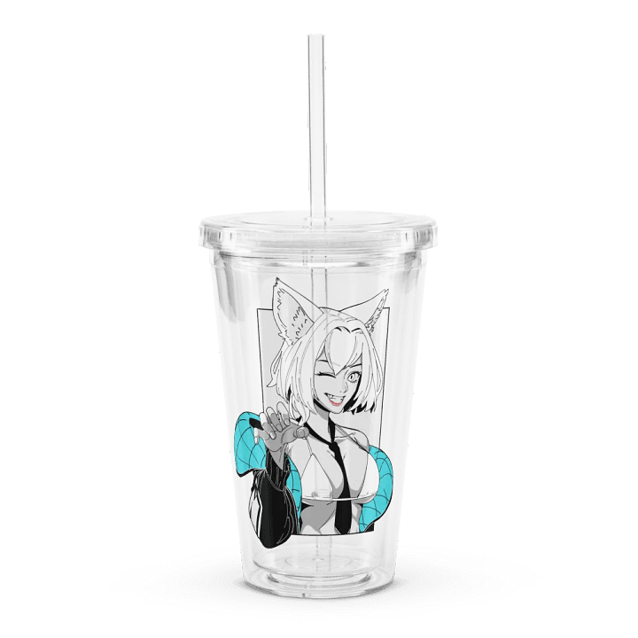 Waifu Clear Plastic Tumbler product image (1)