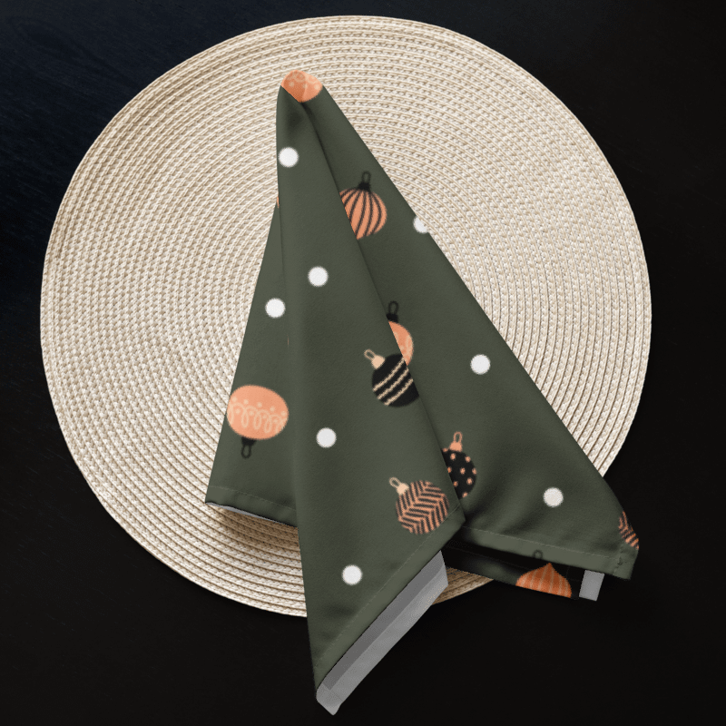 Festive Ornaments Cloth Napkin Set product image (5)
