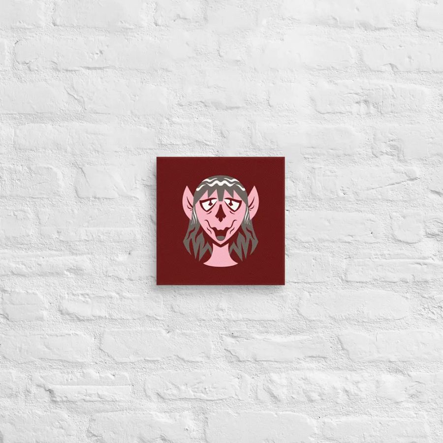 Pink Orc Girl Canvas Print product image (5)