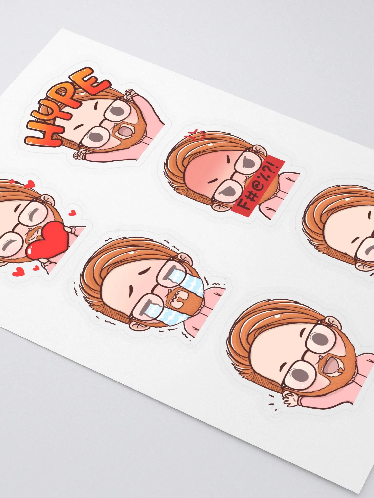 Emote Extravaganza Sticker Sheet product image (2)