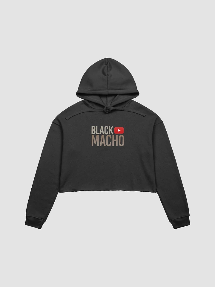 Black Macho Crop Hoodie product image (1)