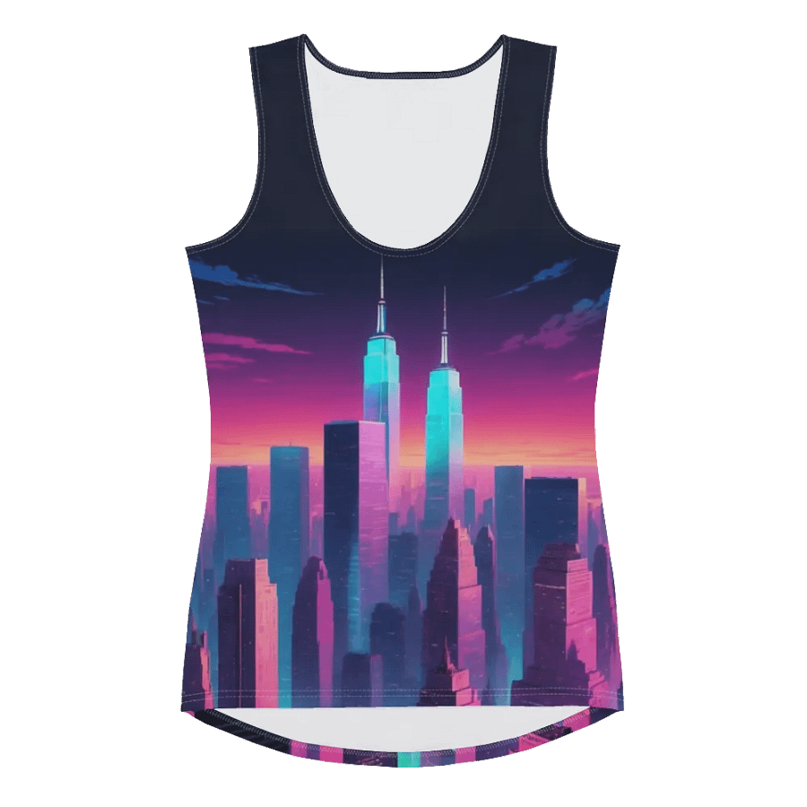 Vaporwave New York City All Over Print Tank Top product image (7)
