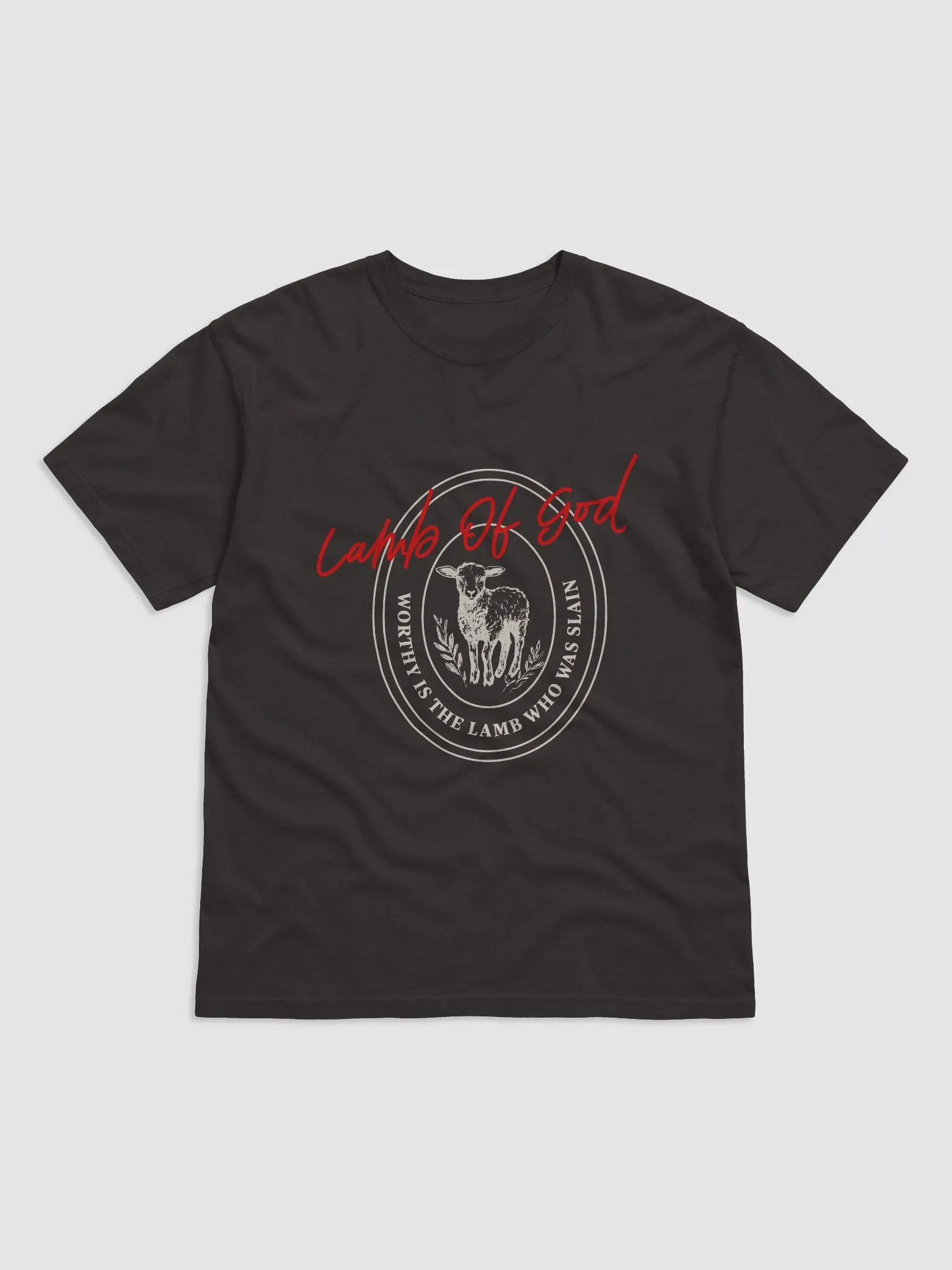 'Lamb of God' graphite combo tshirt product image (1)