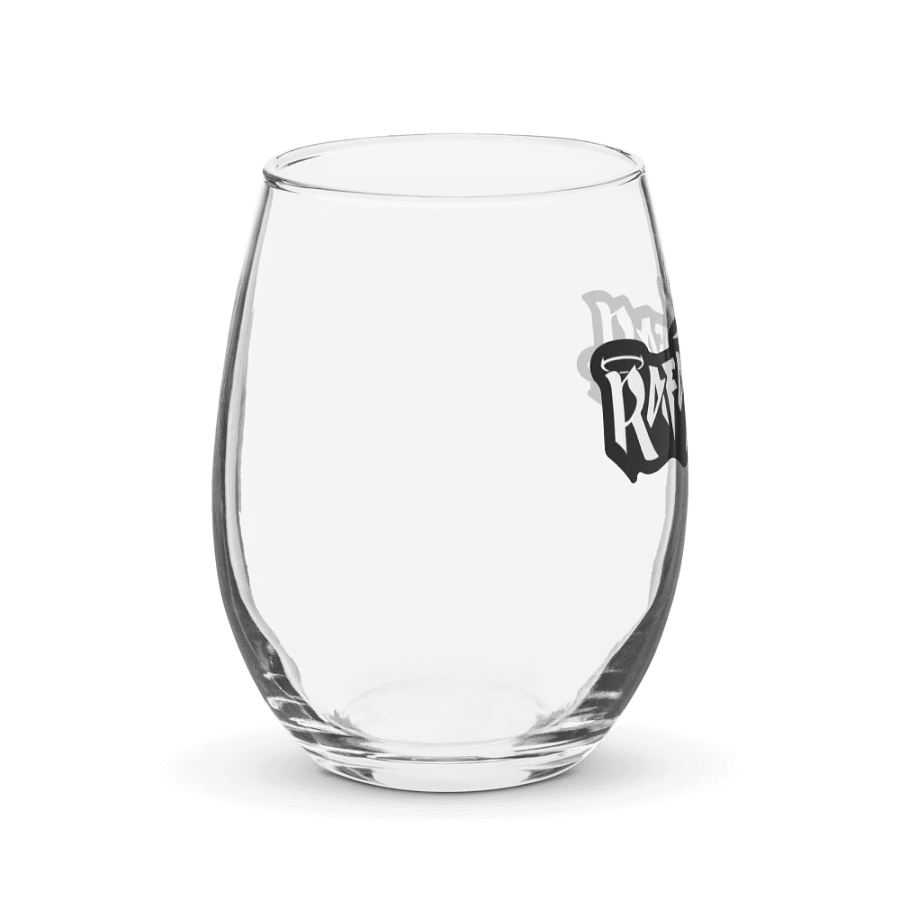 RafaZafar Logotext Stemless Wineglass (outlined) product image (4)