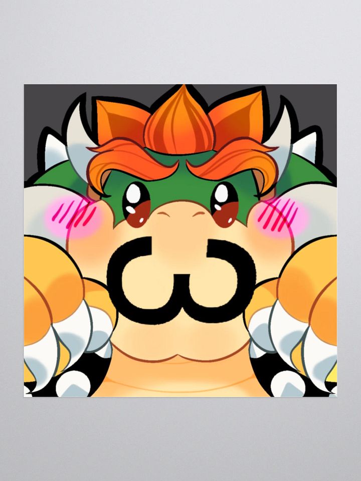 MARIOTHON BOWSER STICKER product image (1)