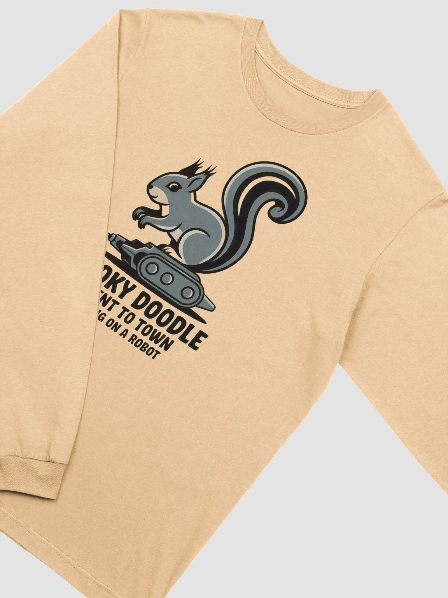Pooky's Robot Adventure Long Sleeve Tee product image (3)