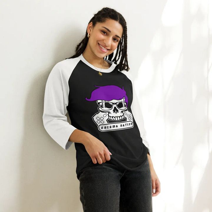 Enigma Nation Tultex Fine Jersey Raglan Tee product image (2)