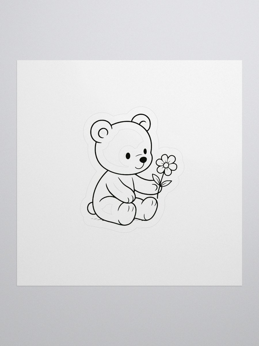 April Blossom Teddy Stickers product image (1)