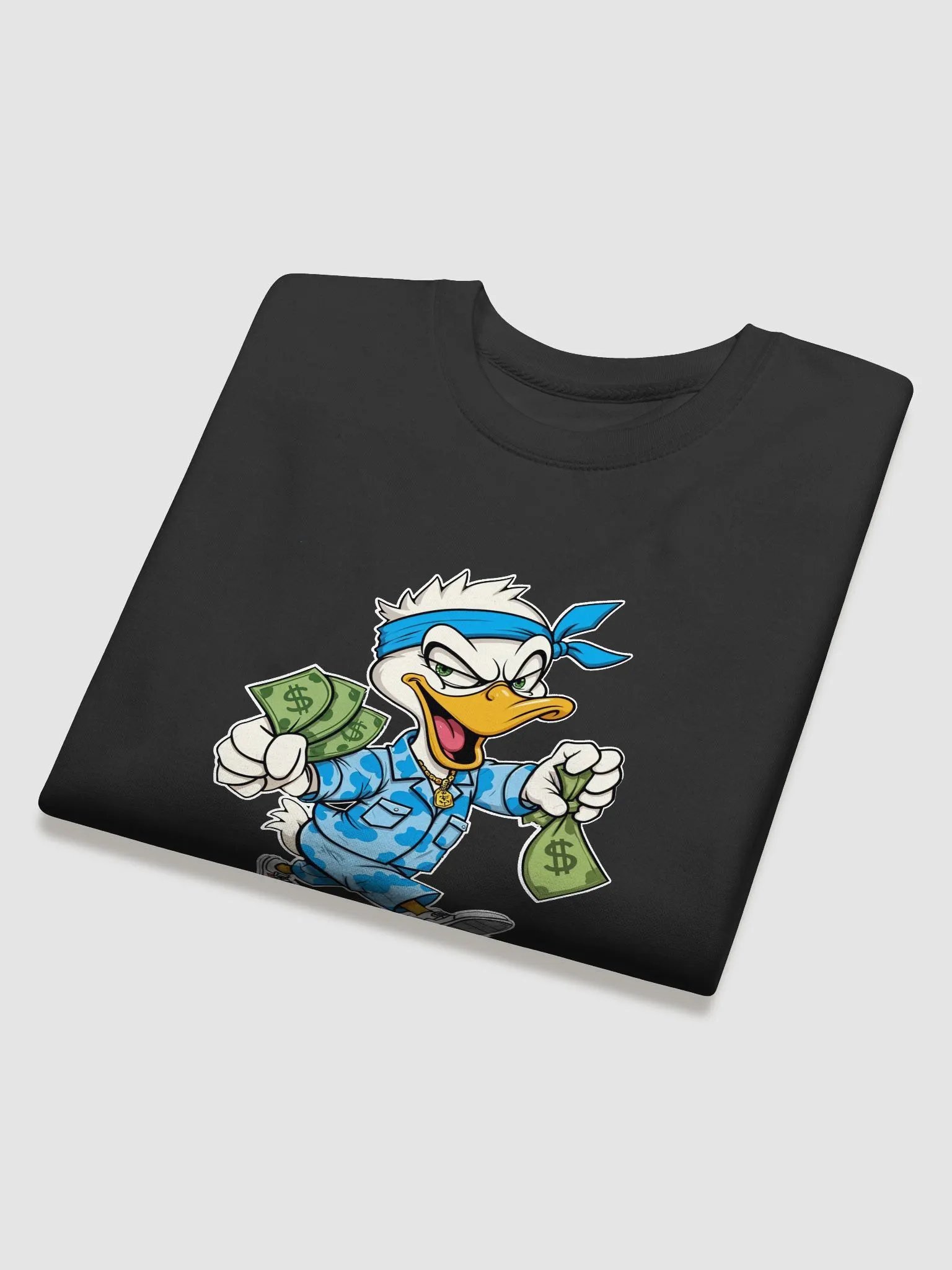 Durti3Goos3 - Durti3 Duck Gang – Blue Boss Unisex Sweatshirt product image (4)