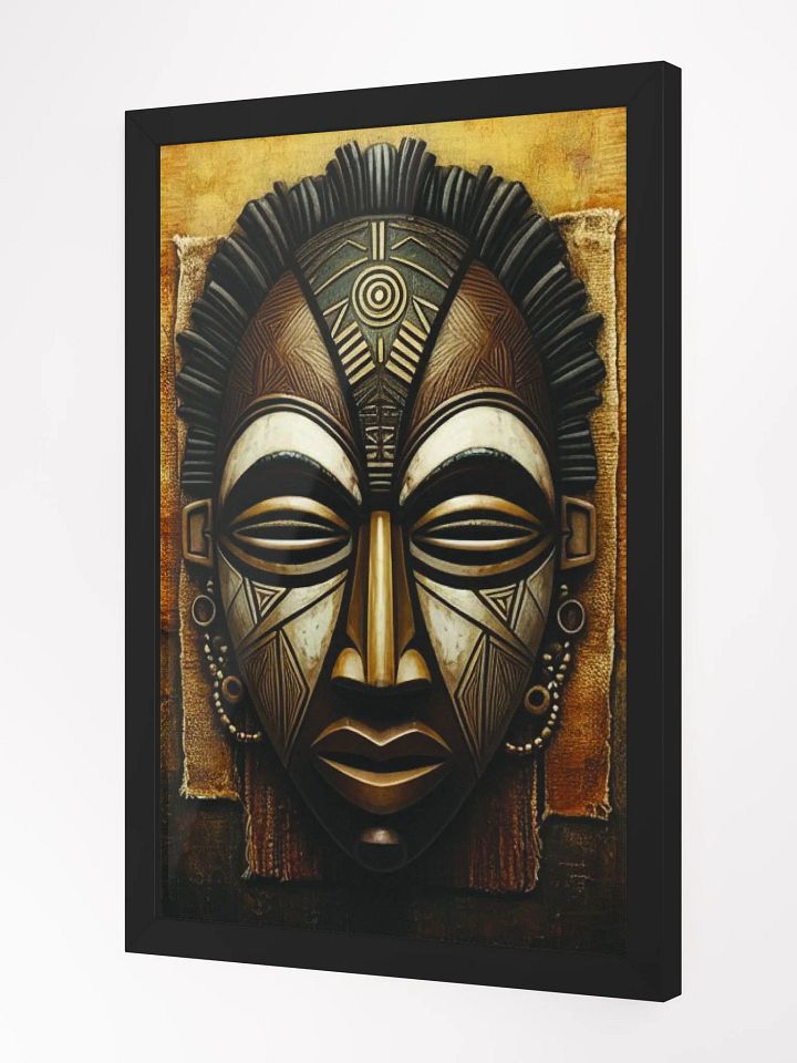 African Heritage Matte Framed Mask Poster product image (2)