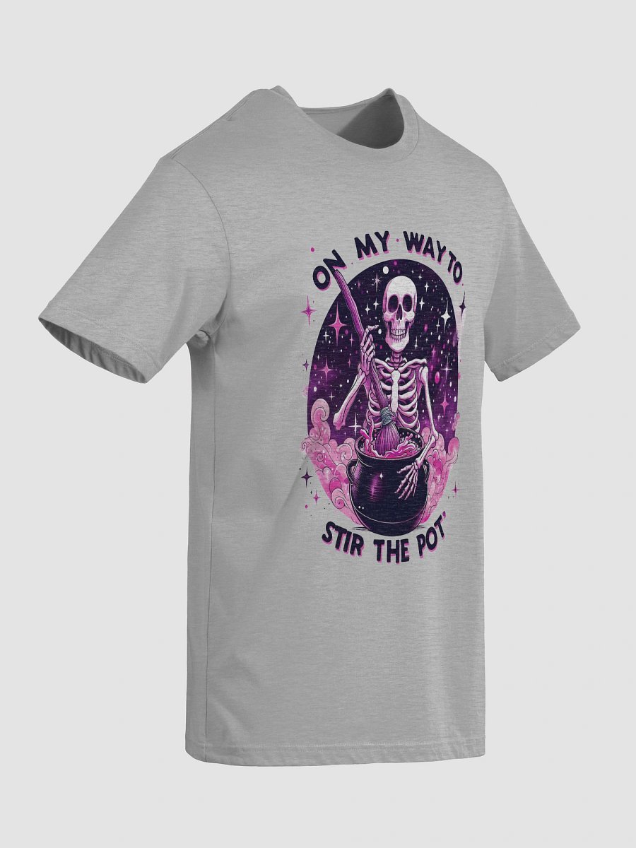 Cosmic Cauldron Stirring Skeleton T-Shirt product image (13)