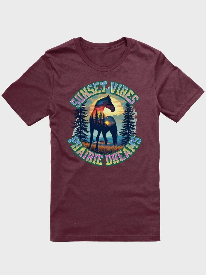 Sunset Vibes Prairie Dreams Horse Iconic T-Shirt product image (16)
