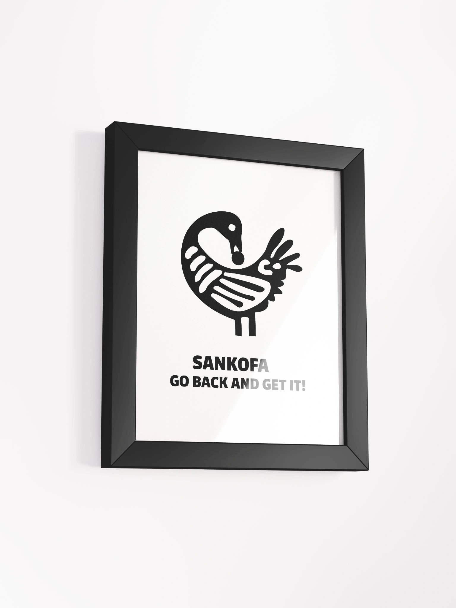 Sankofa Framed Poster product image (12)