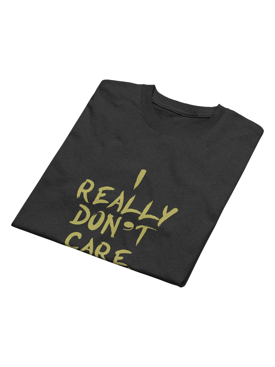 I dont care! Heavyweight Printed T-Shirt product image (4)