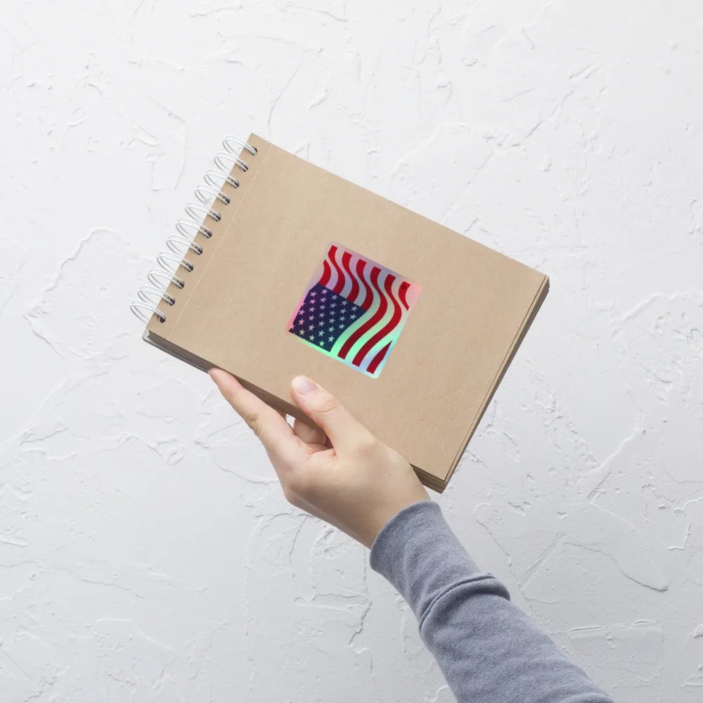 American Pride Holographic Sticker Set product image (9)