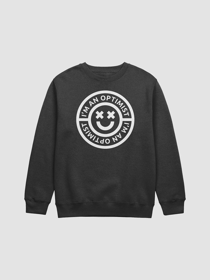 GX I'm an Optimist Crewneck White Logo product image (2)
