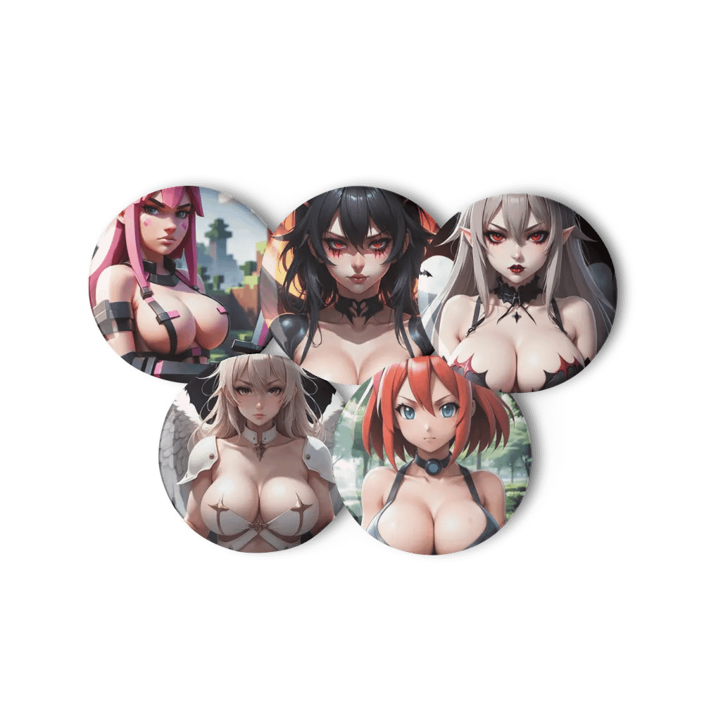 Glossy Pin Button Set product image (11)