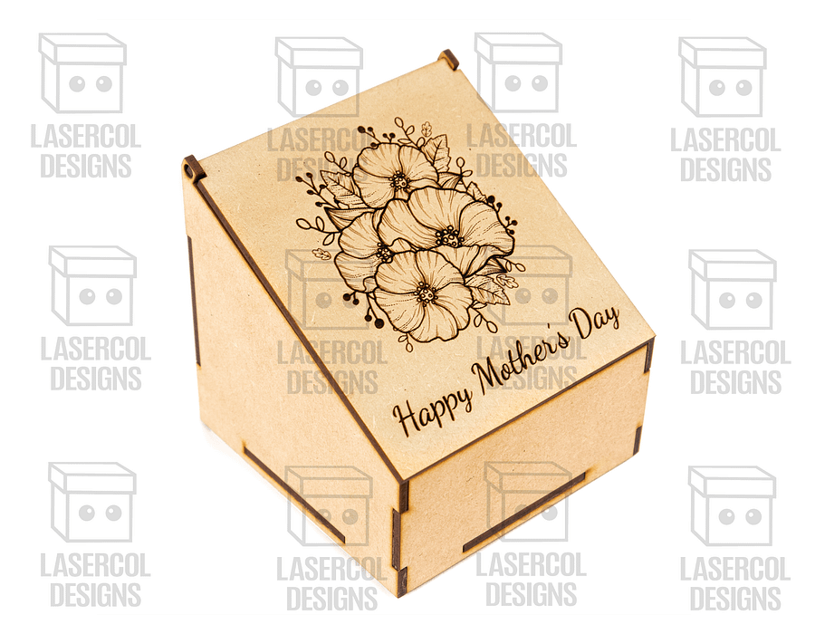 Mother's Day Gift Boxes (2 Sizes, 4 Styles) - Laser Cut Files product image (6)