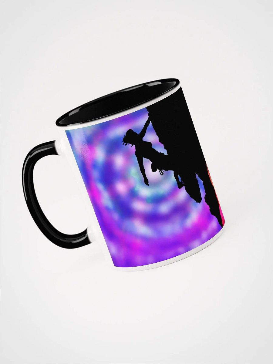 Woman rock climbing mug product image (3)
