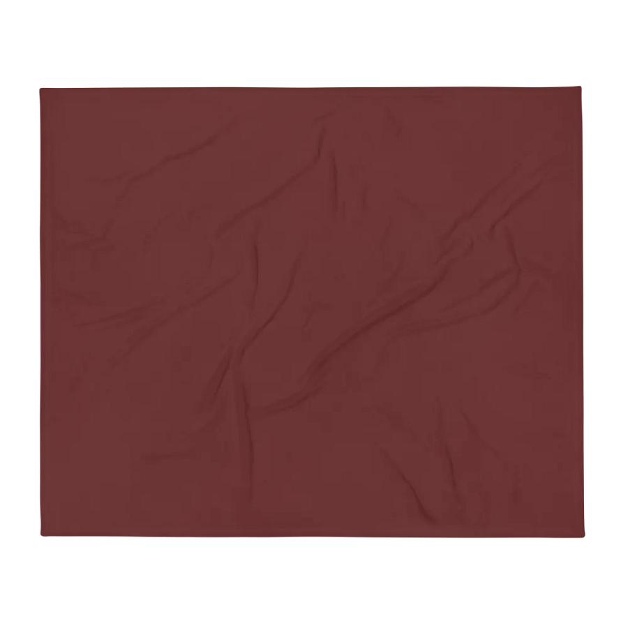 Maroon Mystery Throw Blanket product image (2)