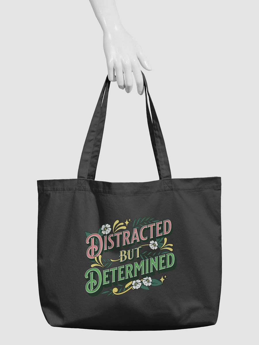 Distracted but Determined Floral Tote Bag product image (3)
