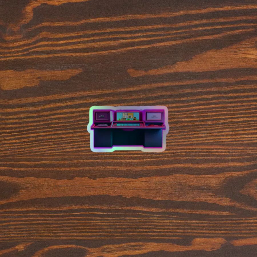 Retro Arcade Holographic Sticker Sheet product image (5)