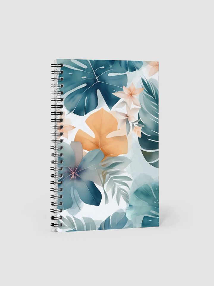 Watercolor Tropical Flowers Notebook product image (1)