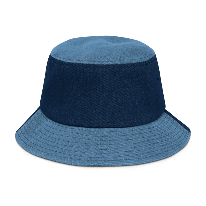 Bubbly and a B*tch (black) embroidered denim bucket hat product image (9)